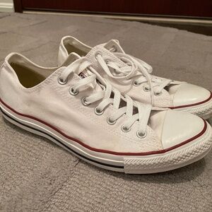 Converse white sneakers size 10 - Chaussures Converse